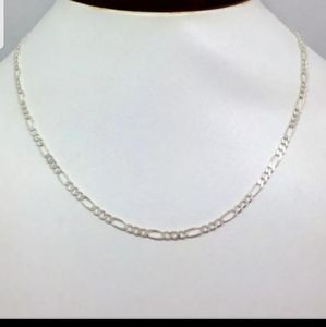 Accessories - Sterling Silver 925 Super Flat Figaro Chain 3mm Accessories - Sterling Silver 925 Super Flat Figaro Chain 3mm